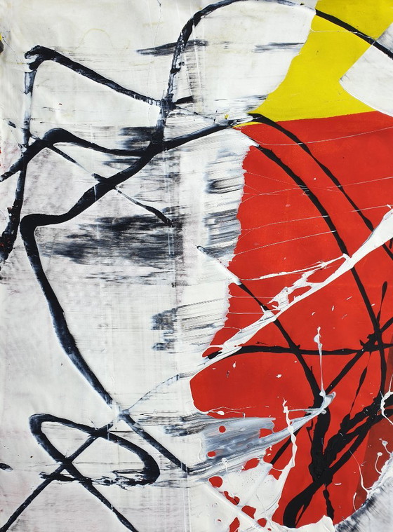 Jürgen Angeler - Rode Bloem - XXL – Schilderijen & Tekeningen, Canvas (photo 19 of 20)