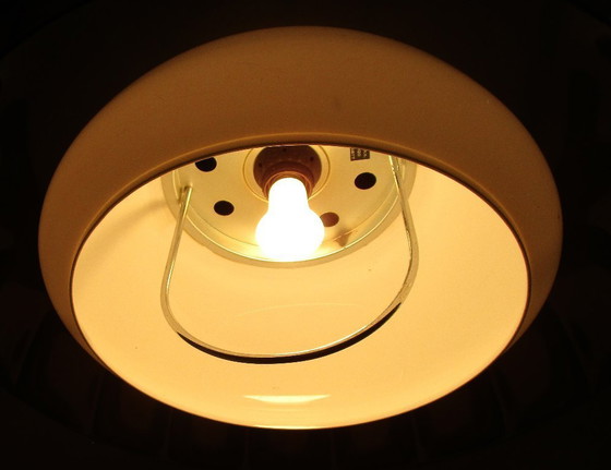 Image 1 of Lampe suspendue vintage Dijkstra, design milieu du siècle, style futuriste