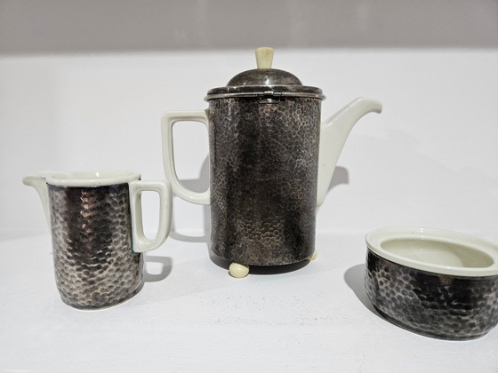 Servizio da caffè Art Déco di WMF, anni '50, Set di 2 – Stoviglie, Porcelain, Metal, Art Deco (photo 4 of 9)