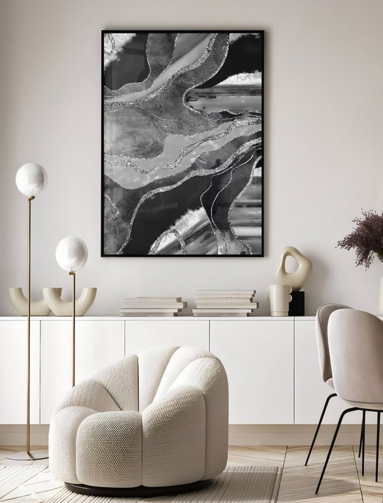 Image 1 of  Acrylic Glass Artwork | 200x140 cm | Depthwave #5 (Ori, 1983) Acrylic Glass Artwork | 200x140 cm | Depthwave #5 (Ori, 1983)