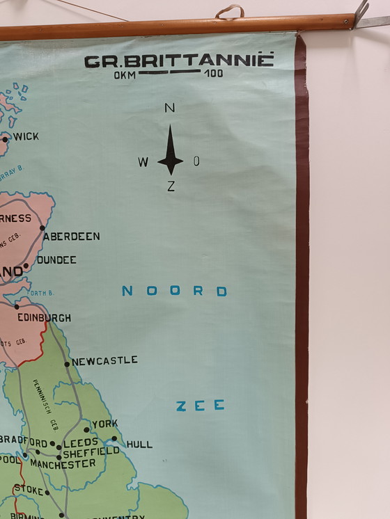 Image 1 of Mappa scolastica d'epoca, Gran Bretagna