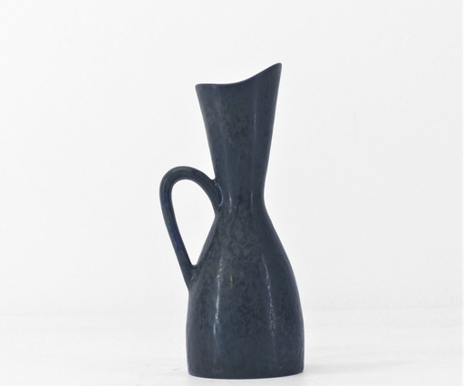 Blue Stoneware Vase Carl Harry Stalhane Rörstrand 1960