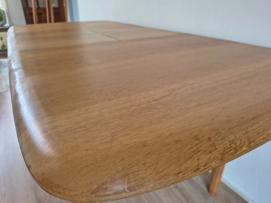 Oak Dining Table – Designer & Extendable – Wood (photo 2 of 20)