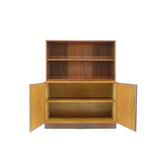 Image 1 of Vintage teak cabinet bookcase, Denmark 1960