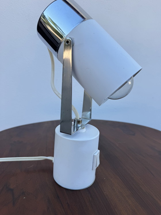 Small Space Age Lamp from the 1970s – Table lamps, Metal (photo 13 of 15)