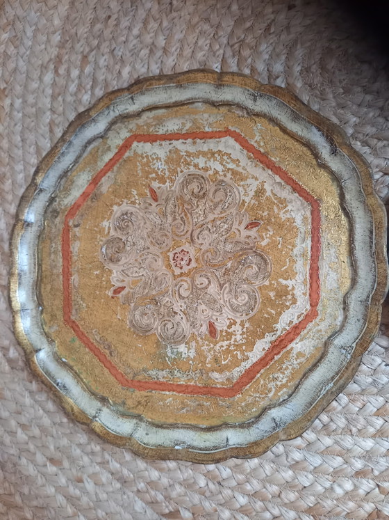 Image 1 of 2 wunderschöne florentinische Servierplatten