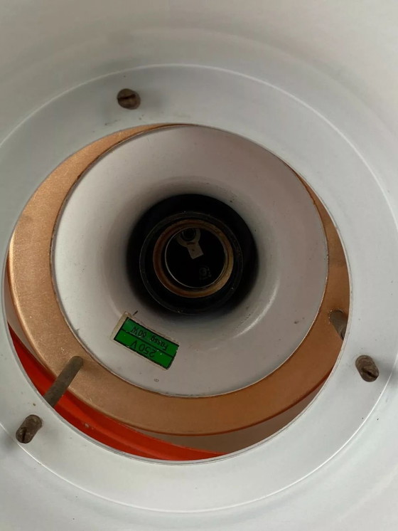 Image 1 of Lampada anni '70, lampada a sospensione, lampada da soffitto, design spaziale in metallo VEB anni '60