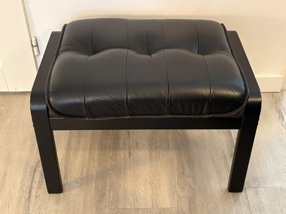 Vintage Design Hocker Van Het Deense Merk Unico – Hockers en poefs, Leather, Wood (photo 7 of 15)