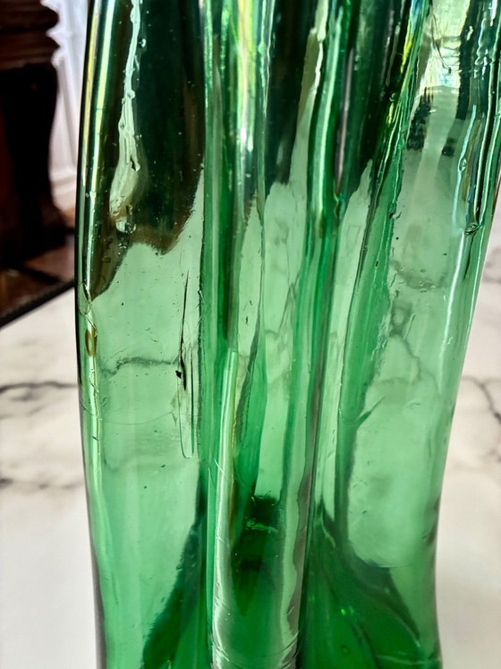 Vintage Viresa fles van gebroken glas, 47,5 cm – Viresa Espagne, Decoratieve objecten (photo 5 of 7)