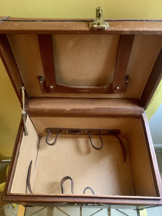Iconique Vanity-case LANCEL modèle Kevin - années 70, Autres sacs, Marron (photo 13 sur 13)