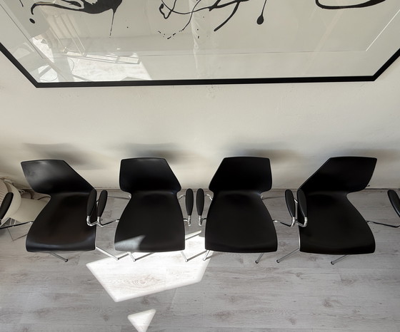 Image 1 of 4x Maui Kartell Zwart met leuning