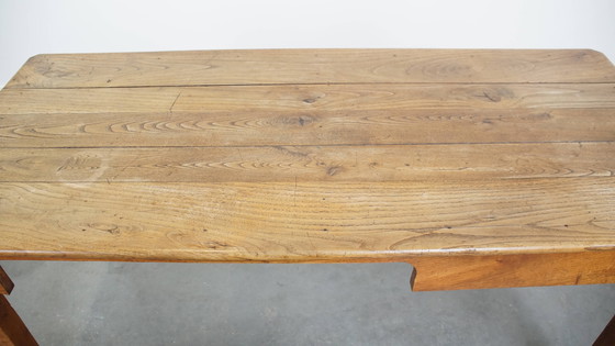 Image 1 of Table à manger/travail à un tiroir de la fin du XVIIIe siècle