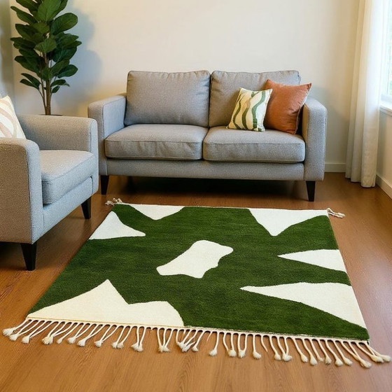 Image 1 of Moroccan Berber rug, decorated, 200cm x 300cm