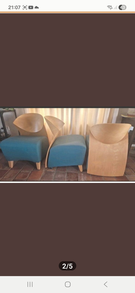 Image 1 of 3 Fora Form model "RAV" vintage Scandinavische design fauteuils