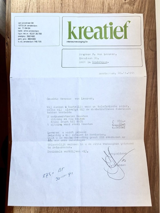 Image 1 of 6 sedie da pranzo vintage (1991) in stile Memphis, in ottime condizioni!