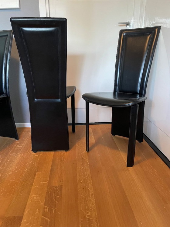 Image 1 of Leather dining room chairs