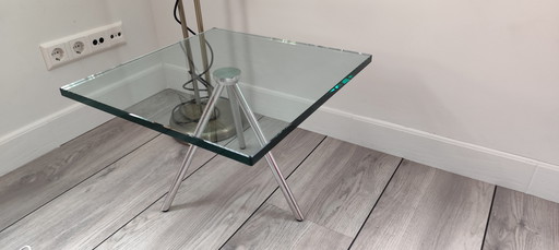 Beek Maupertuus table d'appoint en verre 50x50x35 cm