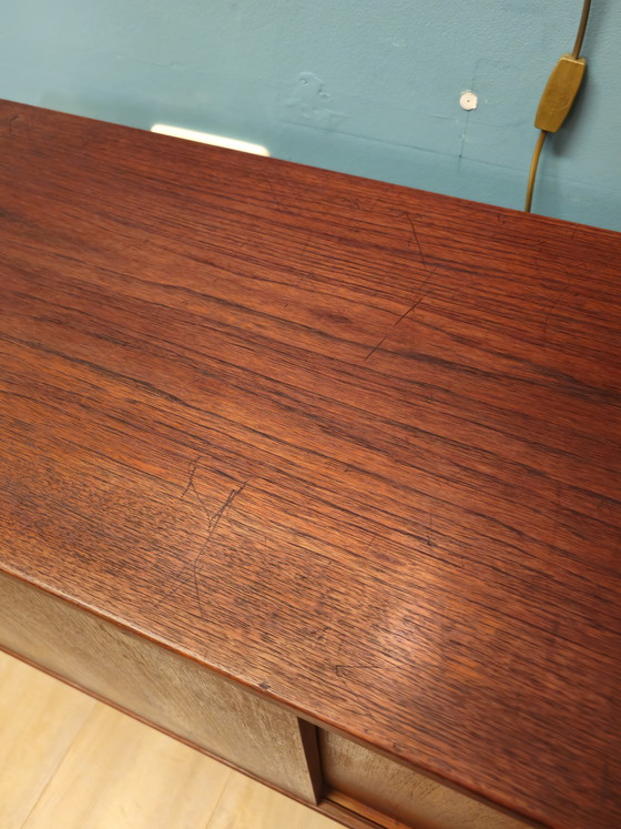 Image 1 of Vintage Danish LP Cabinet Audio Furniture Bathroom Cabinet Sideboard