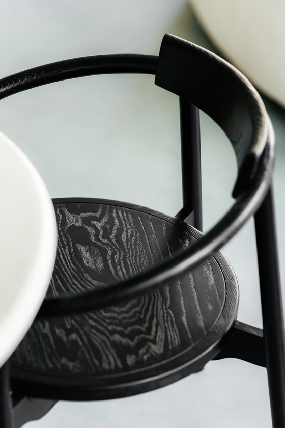 Image 1 of TOOON. Sedia da pranzo EDO in frassino nero