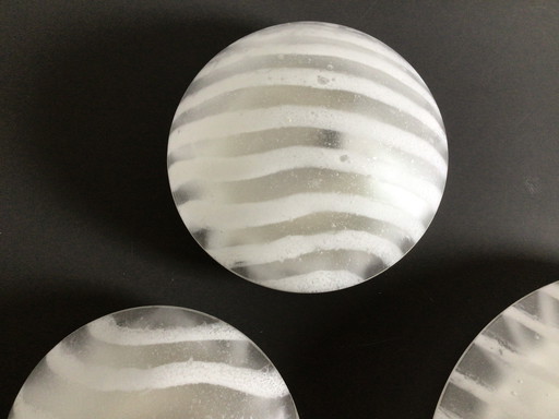 Peill & Putzler set of ceiling/wall lamps, 1970s