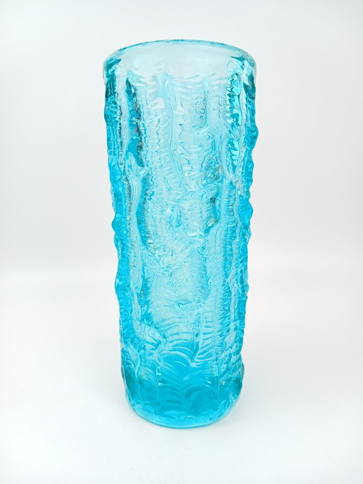Beautiful Czech Moravia Vase by Vladislav Urban in Blue/Green – vazen, Glass