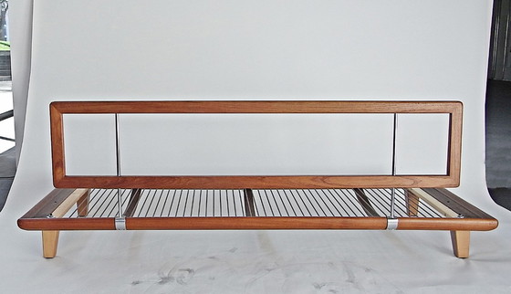 Image 1 of Dagbed, bank 'Minerva' van Peter Hvidt en Orla Molgaard-Nielsen voor France&Son/DK, teakhout, jaren 60