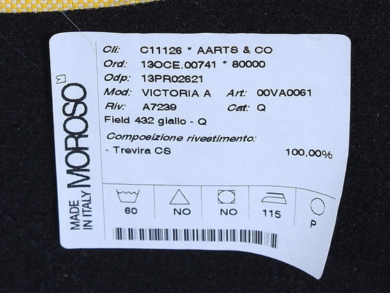 Image 1 of Moroso Victoria and Albert fauteuil geel