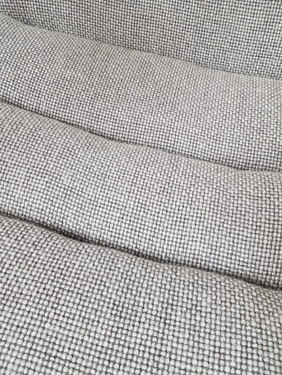 Image 1 of Chaise de bureau Artifort vintage | fauteuil pivotant laine beige sable tissu De Ploeg