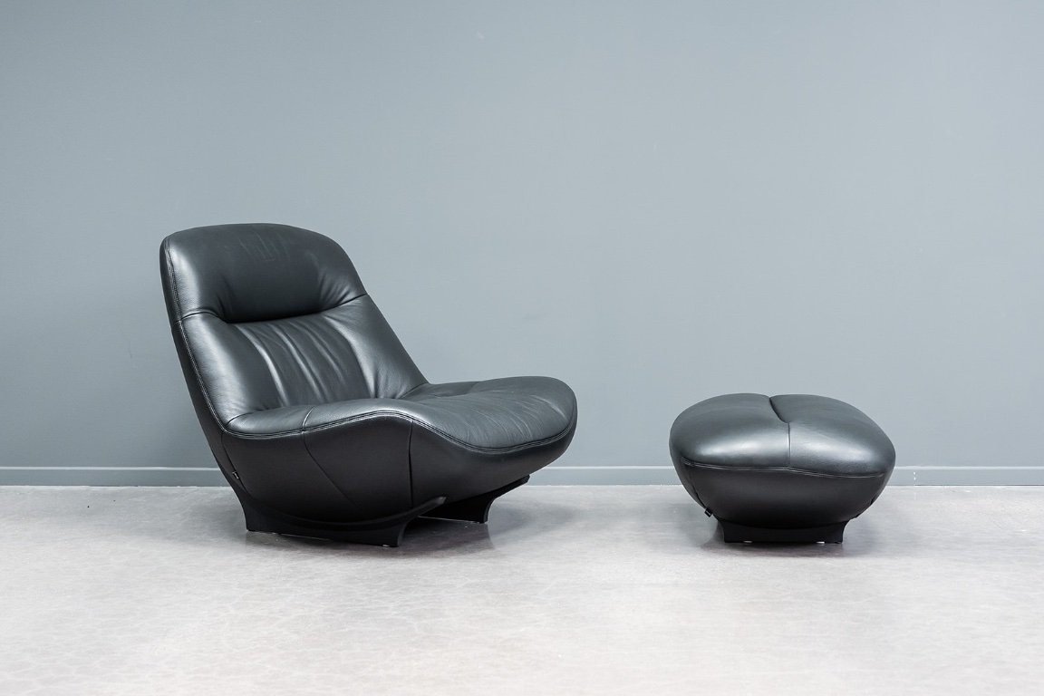 Authentic Ligne Roset Togo Set Original Leather In Top Condition