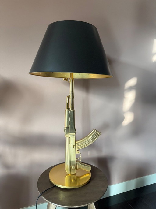 Gun Lamp (FLOS) by Starck – tafellampen, Gold, Metal