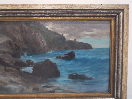 George Hoesslin, Cove, Oil on Canvas, 1890s-1910s – Paintings & Drawings (photo 2 of 10)