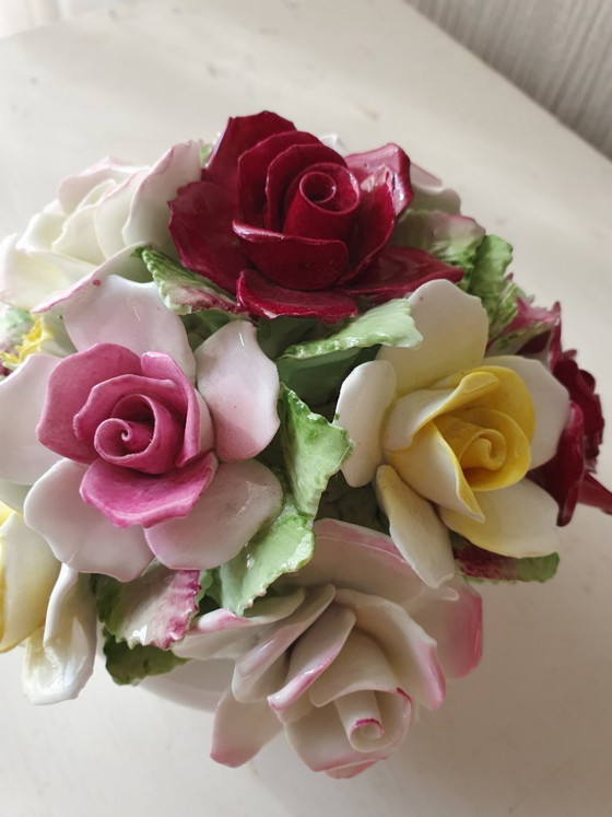 Image 1 of Royal Doulton flower basket – Bone China – England 14x12cm