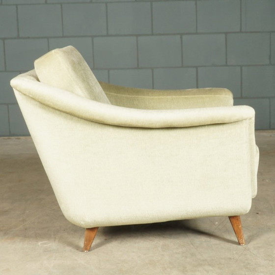 Fauteuils vintage – Velours vert menthe pastel – Années 1970 – Velvet, Wood (photo 3 of 15)