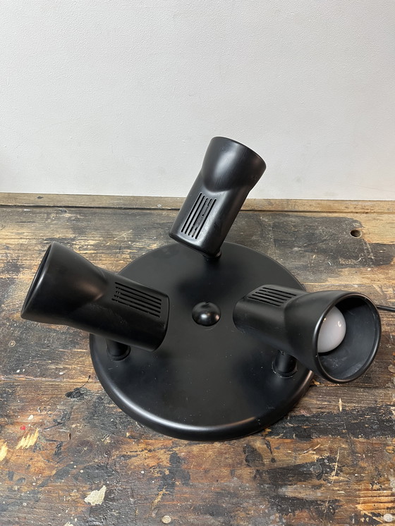 Image 1 of Plafoniera a tre faretti / lampada da soffitto vintage post-moderna Phase Madrid