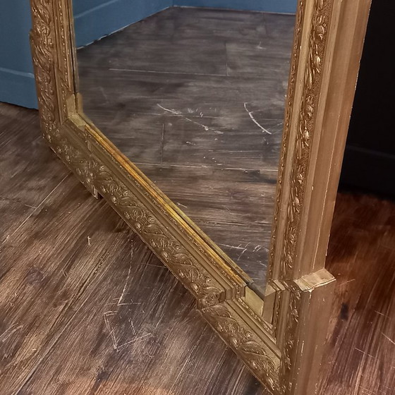 Antique Napoléon III-style Mirror – Early 20th Century – Wood (photo 7 of 12)