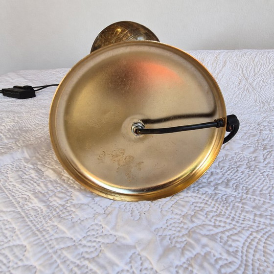 Rhoum JRL Tischlampe aus Gold- und Silbermetall – Kannelierte Säule, französische Herstellung – Tischlampen (photo 8 of 10)