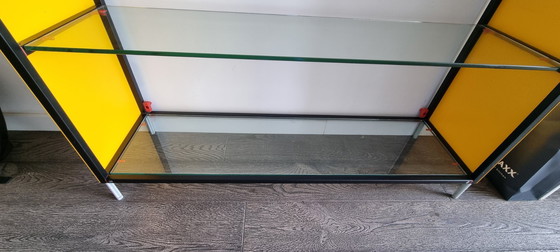 Image 1 of Meccanica / Valcucine shelving units yellow