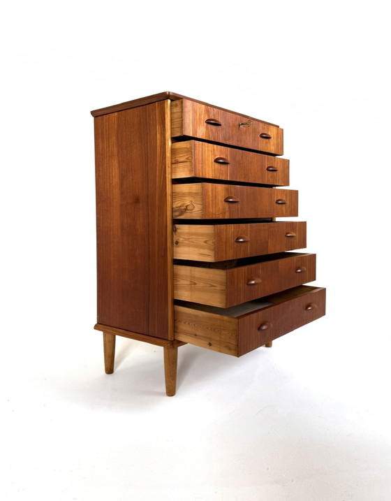 Vintage Danish Teak Chest of Drawers ‘60 – Wood (photo 5 of 9)