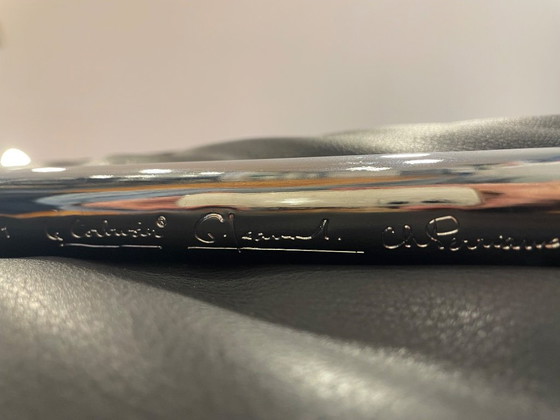 Image 1 of Divano LC3 Cassina – pelle nera – Le Corbusier / Perriand – 3 posti