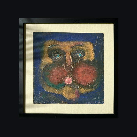 Image 1 of Russian expressionist portrait from the 1970s