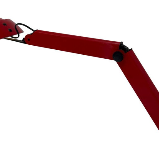 Jørgen Gammelgaard voor Pandul (Nordisk Solar) - Bureaulamp model 'JoGa' - Rood, verstelbare bureaulamp met klem