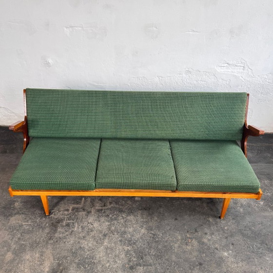 Image 1 of Mid-Century Convertible Sofa by Opp Drevovyroba, 1970s