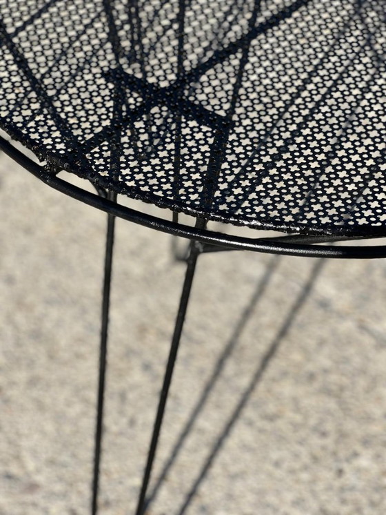 Image 1 of Mathieu Matégot smeedijzeren tuinmeubelen 1950