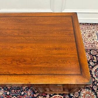 Scrivania da campagna Eichholtz classica inglese, Scrivanie, Legno, Ottone, Marrone, Chesterfield (foto 19 di 20)