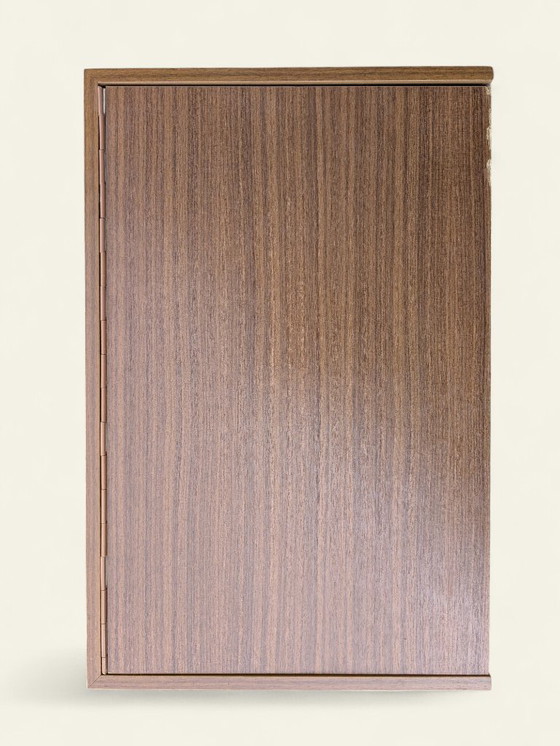 Image 1 of Une rareté ! Armoire à roulettes de couture vintage des années 70 - dessus ouvrant, utilisation polyvalente, design Mid Century