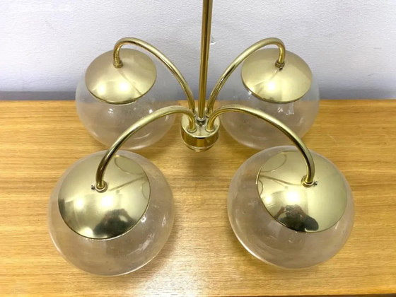 Image 1 of Retro Chandelier, Kamenický Šenov, 1960s–1970s, Czechoslovakia
