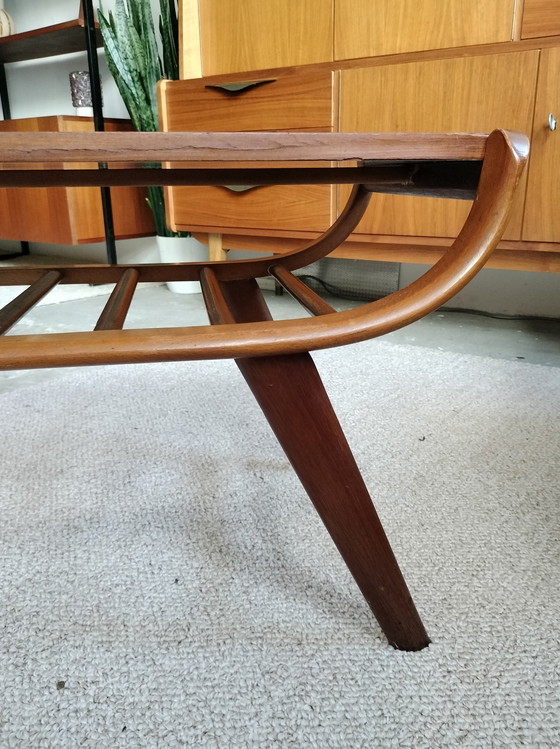 Image 1 of Tavolino vintage in teak, piano reversibile (Louis van Teeffelen?)