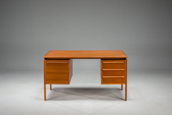 Image 1 of  Mid Century Teak-Schreibtisch von GV Møbler, 1970er Jahre
