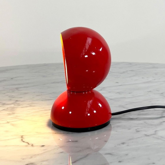 Image 1 of Lampes de table Red Eclisse de Vico Magistretti pour Artemide, années 1960