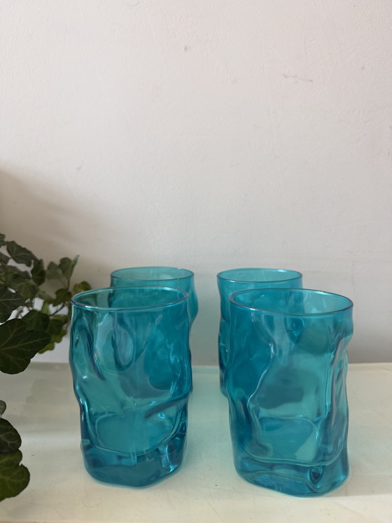 Image 1 of Bormioli Rocca Azur vidrio azul italiano